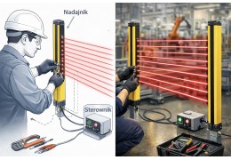 What does safety curtain installation look like?