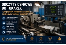 Odczyty cyfrowe do tokarek – jak poprawić dokładność toczenia i zwiększyć wydajność produkcji?